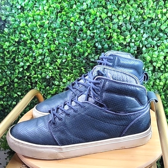 Vans Shoes Vans Mens Genuine Leather Alomar Hi Top Classic Skate